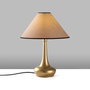 Opviq Luna - 15257 Lámpara de Mesa Dorado y Marrón Claro